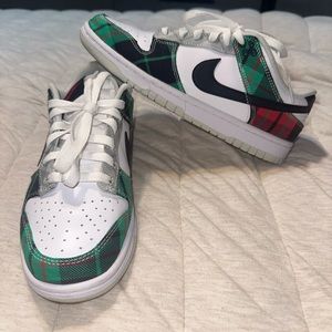 Nike Dunk Low retro prm tartan plaid